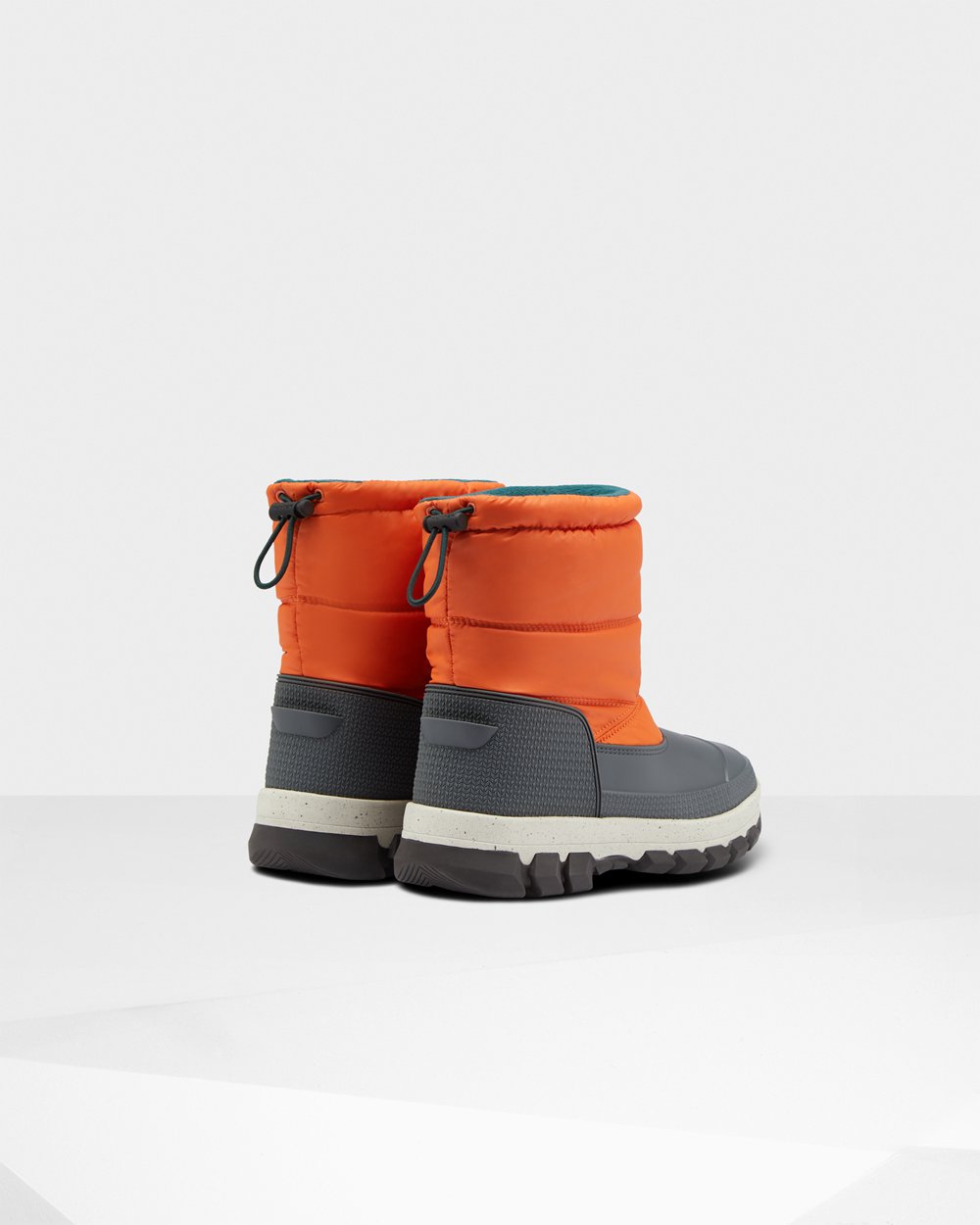 Hunter Original Insulated Short Snow Boots - Buy Womens Orange - RDJHAK417